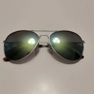 H&M GREEN MIRROR SUNGLASSES